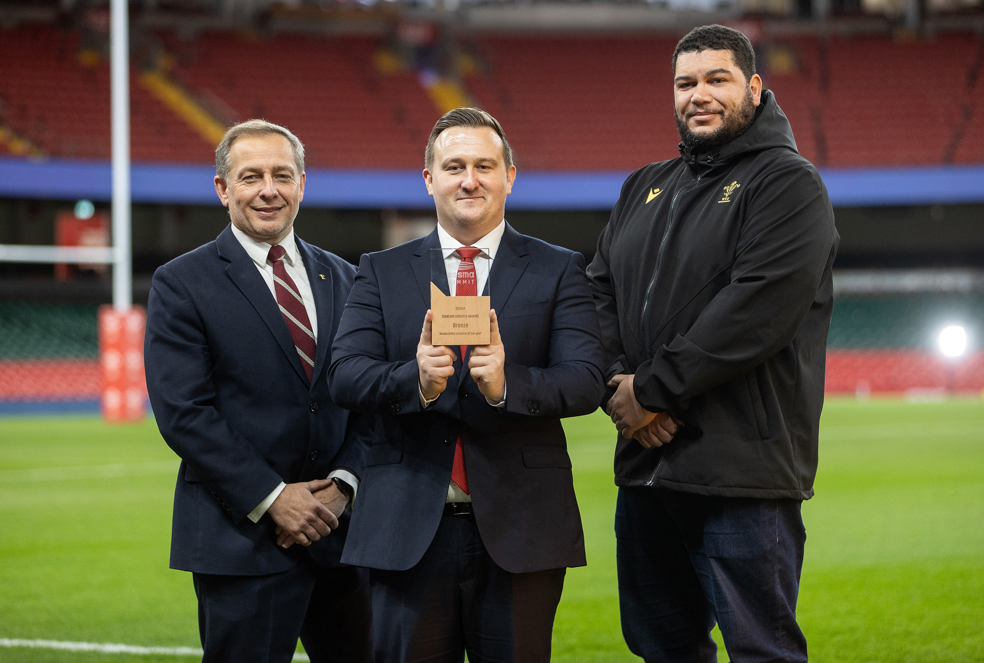 Nimbus Disability and Principality Stadium Celebrate Bronze Award for Accessibility Initiative of the Year at ESSMA Stadium Industry Awards